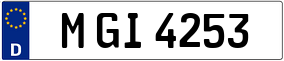Truck License Plate